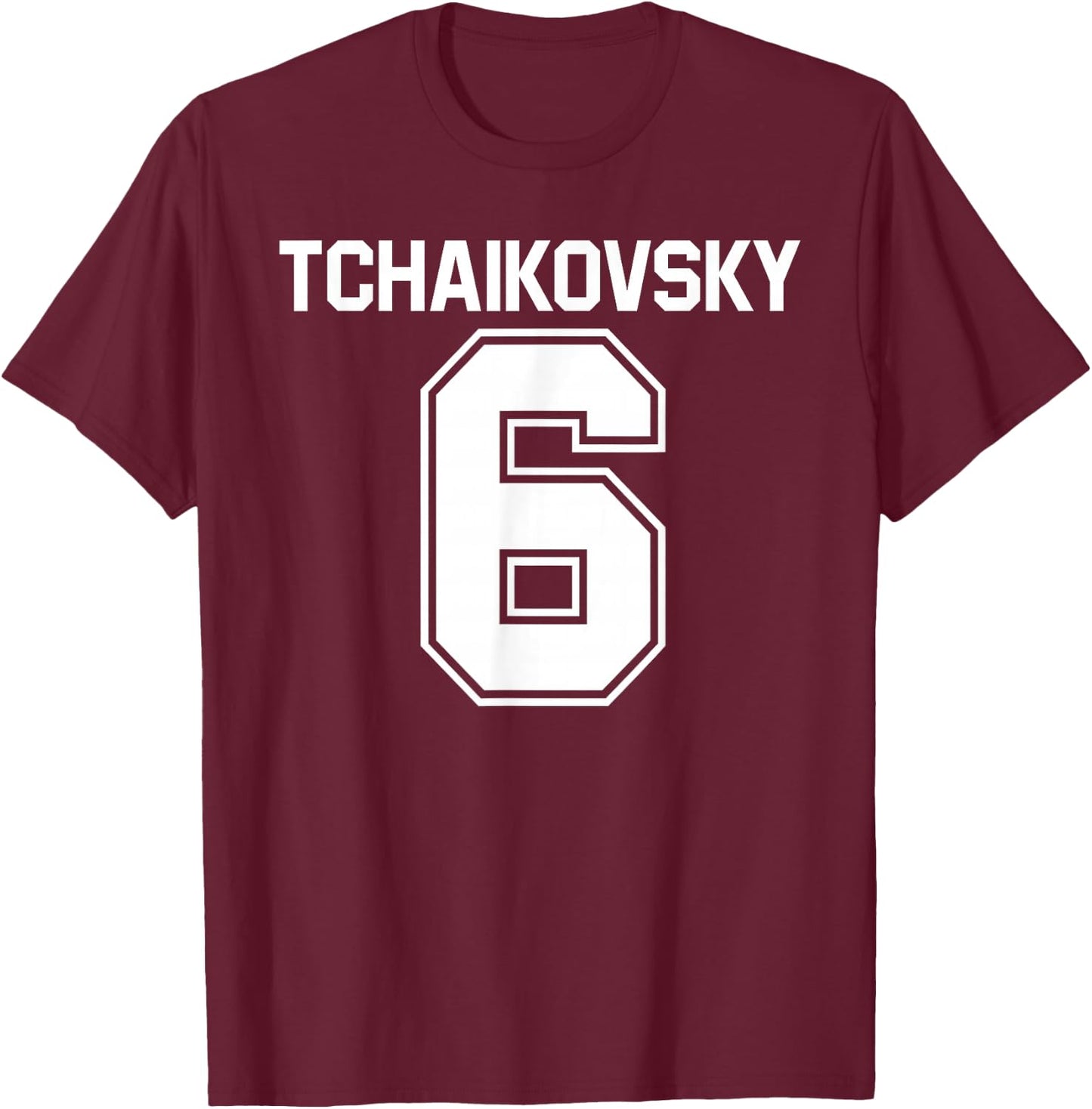 Tchaikovsky 6 Orchestra Composer Symphony T-Shirt - T-Shirt | Maroon
