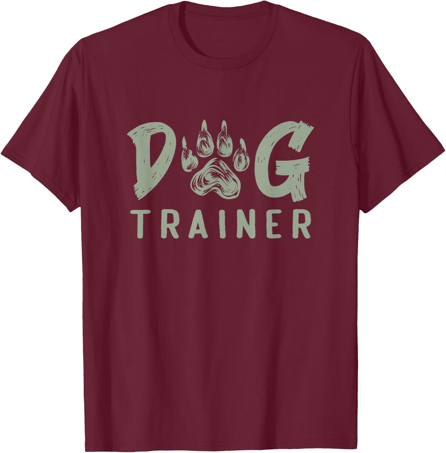 Dog Trainer Men Women Girls Kids T-Shirt - T-Shirt | Maroon