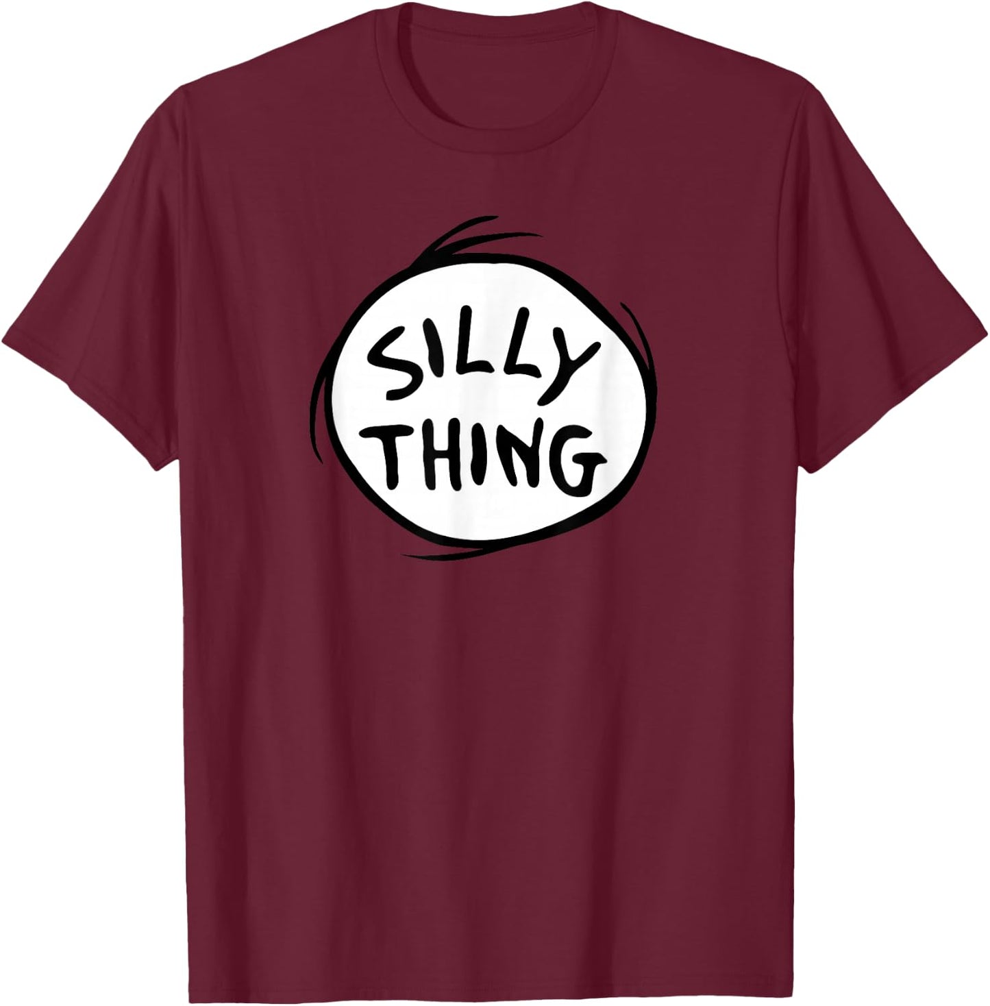 Dr. Seuss Silly Thing T-Shirt - T-Shirt | Maroon