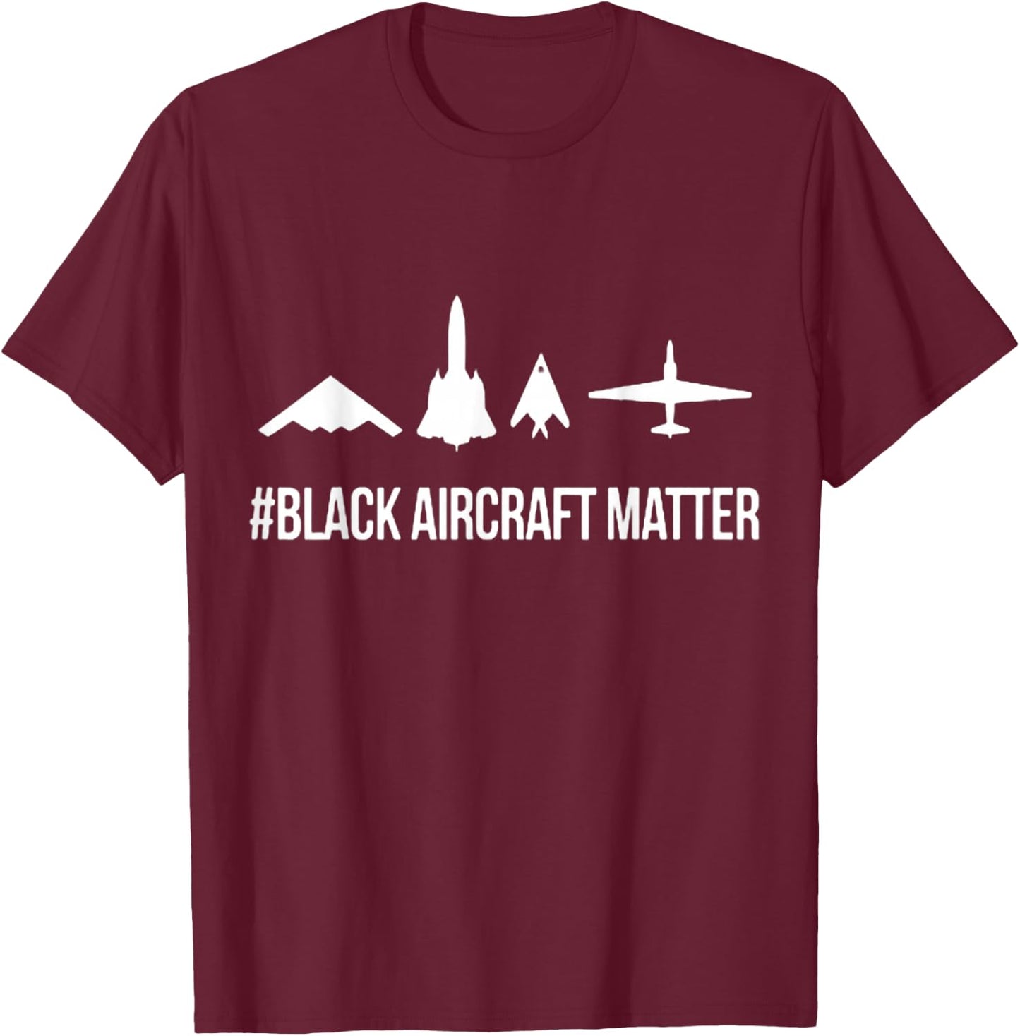 Mechanic Gift- Black Aircraft Matter For Aircraft Mechanic T-Shirt - T-Shirt | Maroon