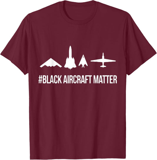 Mechanic Gift- Black Aircraft Matter For Aircraft Mechanic T-Shirt - T-Shirt | Maroon