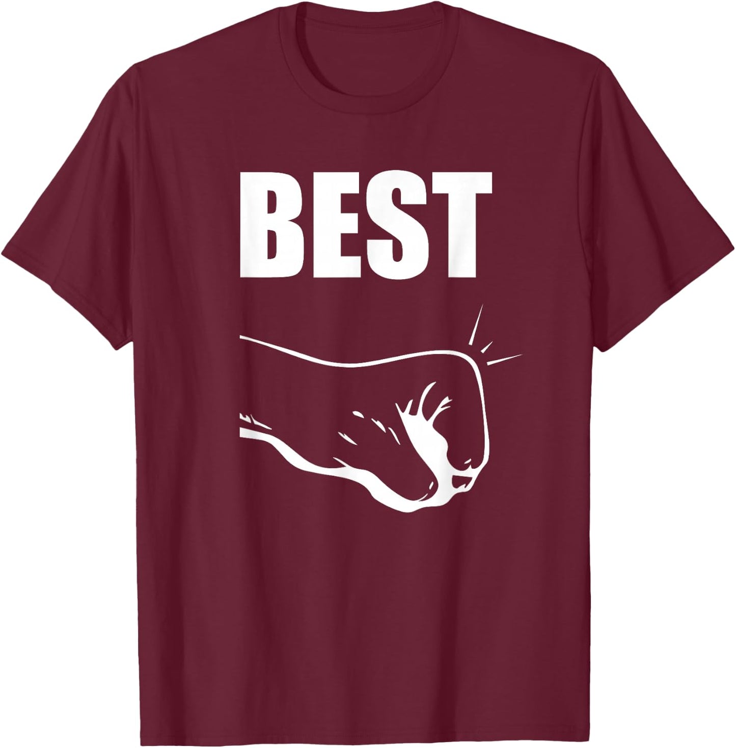 Best Buds Best Friend T Shirts - Matching BFF Outfits T-Shirt - T-Shirt | Maroon