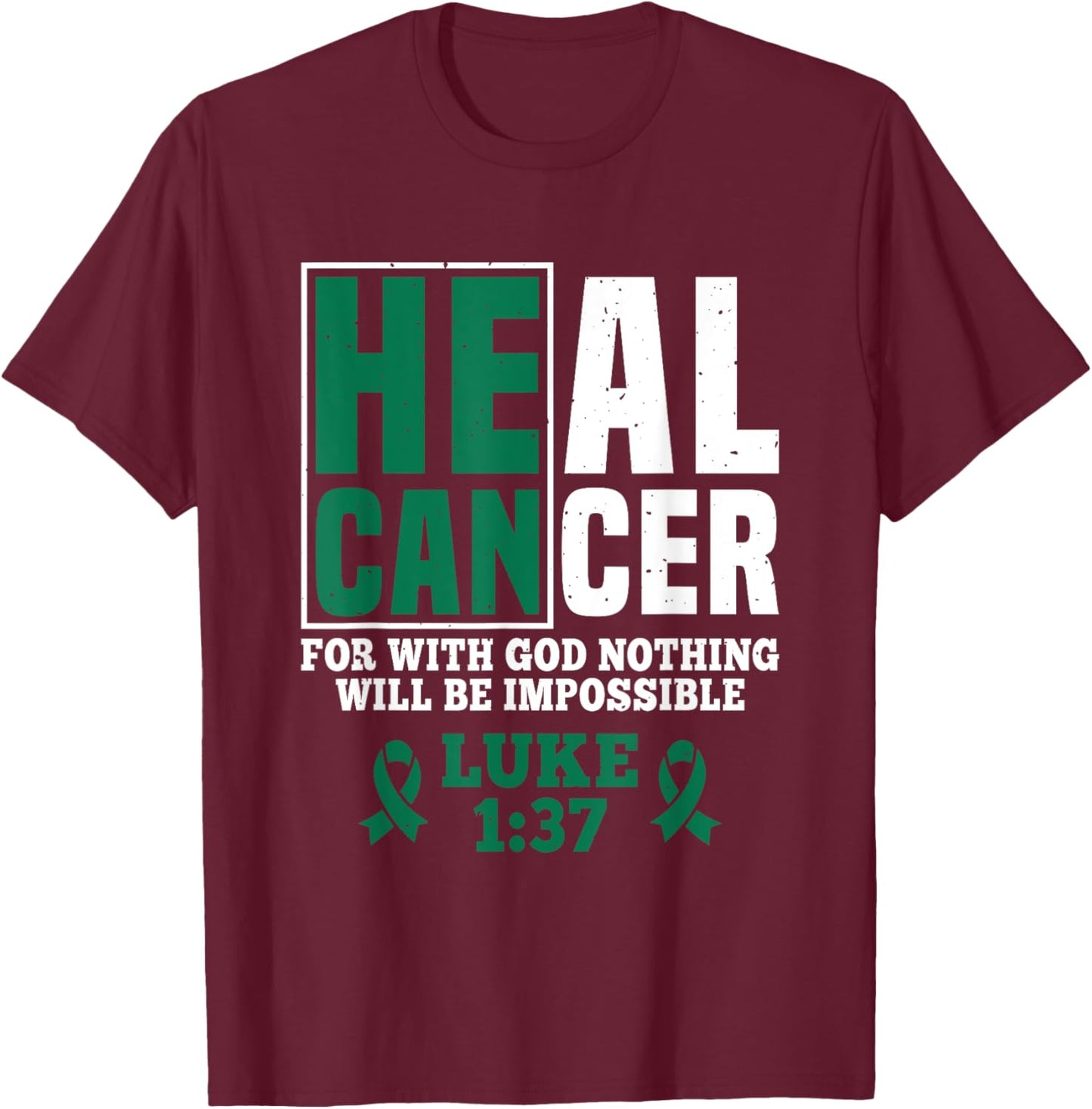 My God is Stronger Than Liver Cancer Survivor T-Shirt - T-Shirt | Maroon