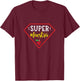 Super Heroe Maestra Espanol Spanish Super Teacher T-Shirt - T-Shirt | Maroon