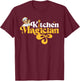 Cooking Cook Kitchen Chef Kitchen Magician T-Shirt - T-Shirt | Maroon