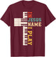 In Jesus Name I Play Piano Christian Music Christian Cross T-Shirt - T-Shirt | Maroon