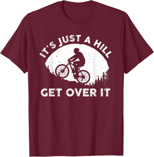 Funny Mountain Biking Design Women Trail Ride Lover T-Shirt - T-Shirt | Maroon