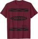 Grey-Crayon Graphic Halloween Costume Group Team Matching T-Shirt - T-Shirt | Maroon