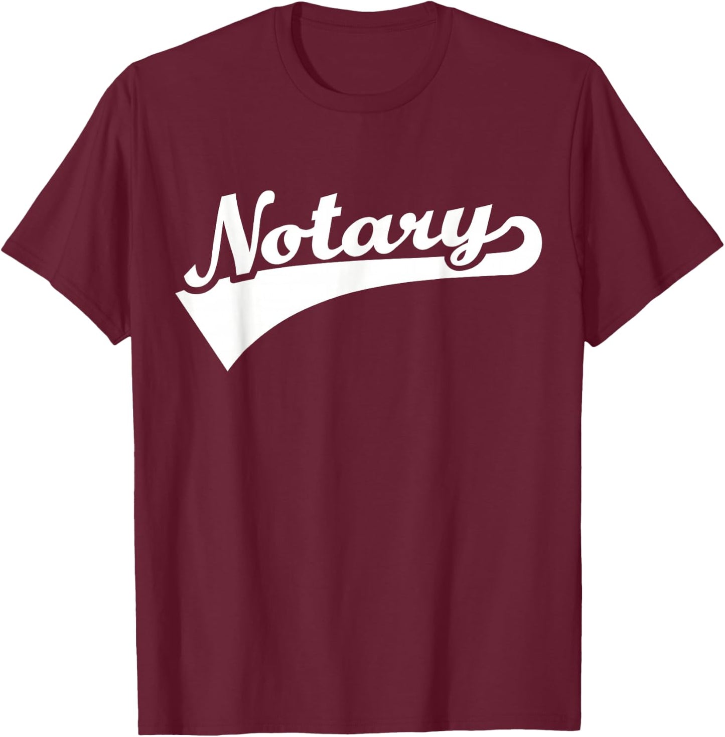 Notary T-Shirt - T-Shirt | Maroon