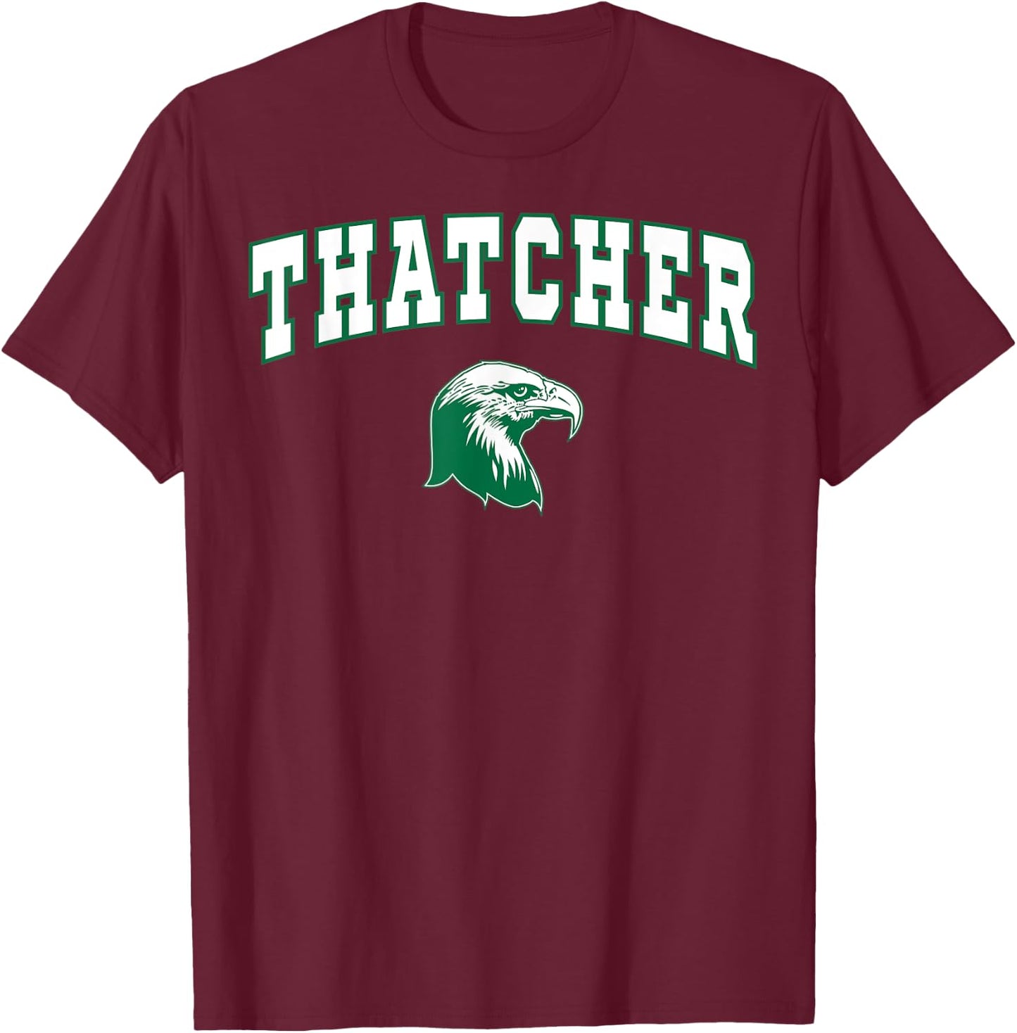 Thatcher High School Eagles C2 T-Shirt - T-Shirt | Maroon