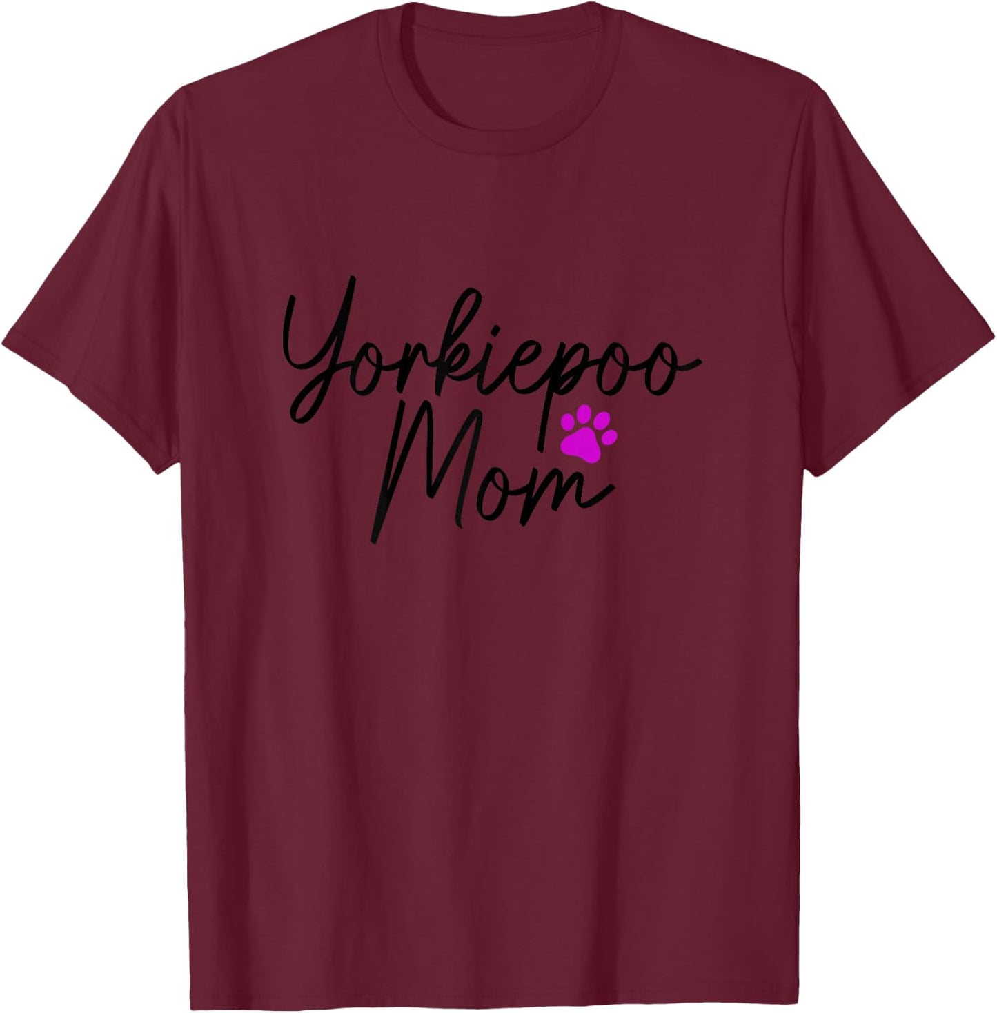 Yorkiepoo Mom Dog Owner Yorkiepoo Mama T-Shirt - T-Shirt | Maroon