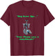 Funny 80s Sarcasm Robotics 5 Johnny Novelty T-Shirt - T-Shirt | Maroon