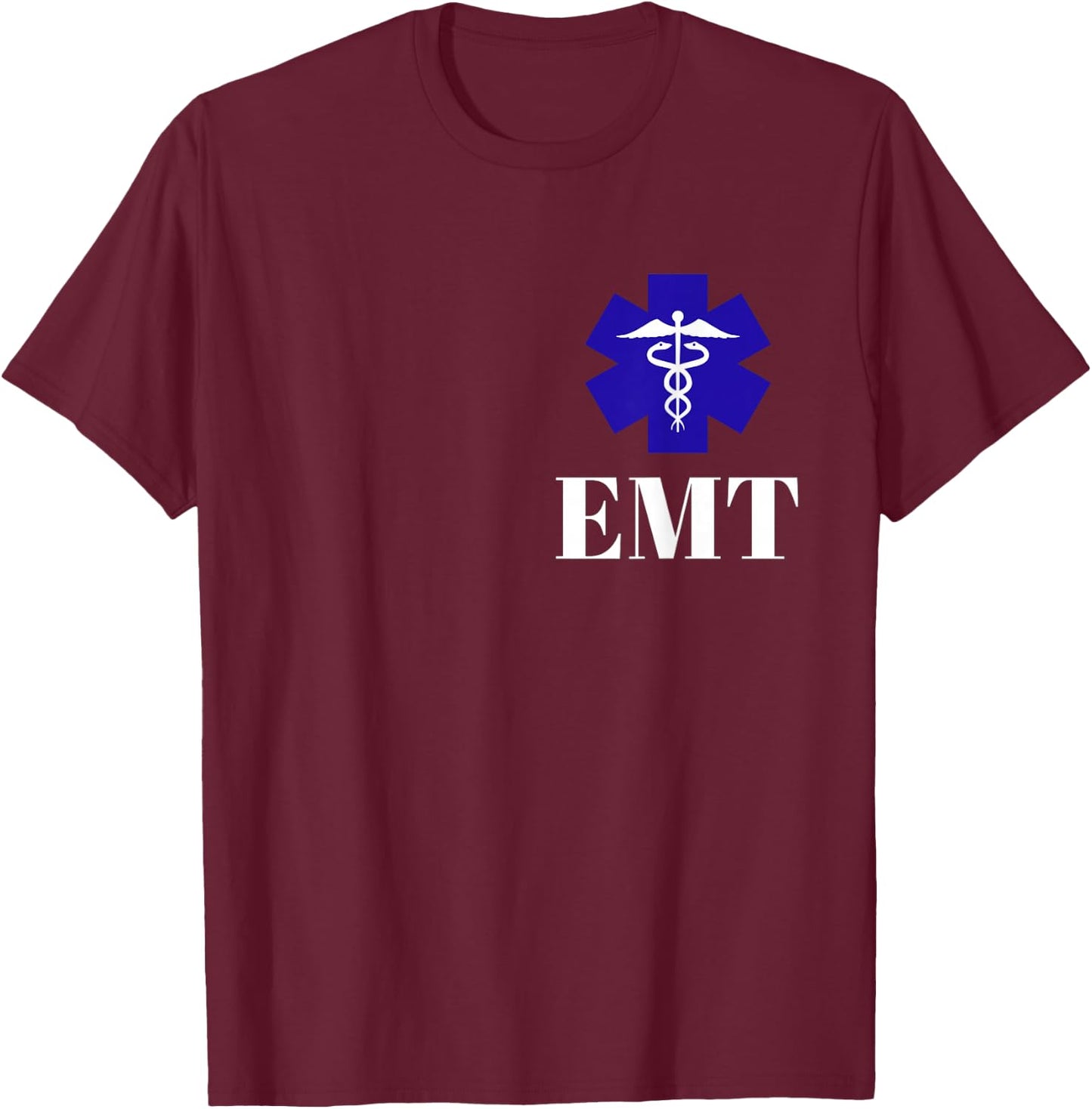 EMT Emergency First Responder T Shirt Paramedic Uniform T-Shirt - T-Shirt | Maroon