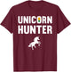 Unicorn Hunter Funny Swingers Polyamory Couple Swinging T-Shirt - T-Shirt | Maroon
