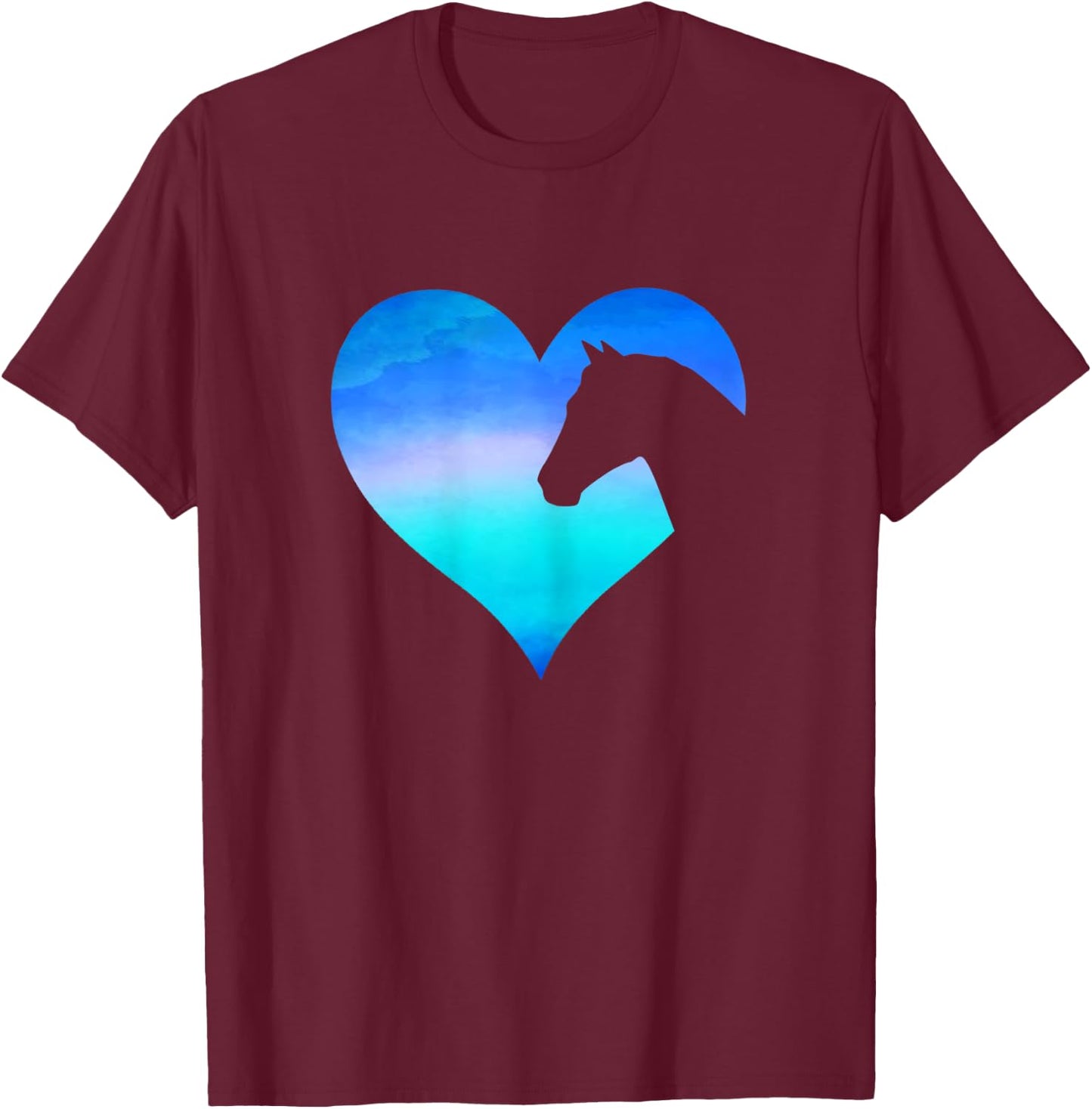 Girls Horse Lover For Boys Youth Women Who Loves Horses T-Shirt - T-Shirt | Maroon