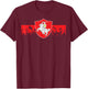 Belarus Pogonya White Red White Flag Protest Symbol T-Shirt - T-Shirt | Maroon