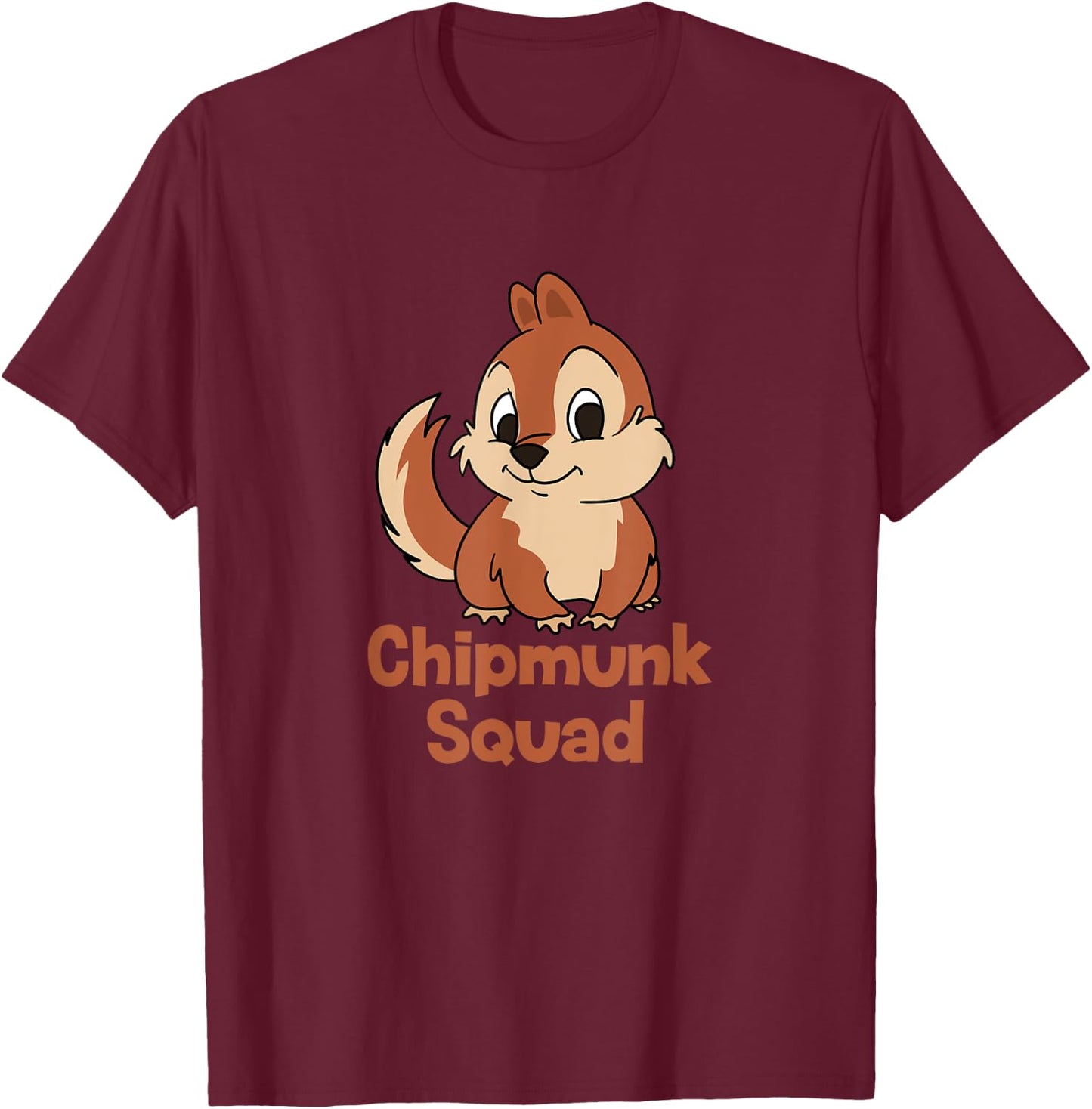 Chipmunk Squad Forest Animal Nature Lover T-Shirt - T-Shirt | Maroon