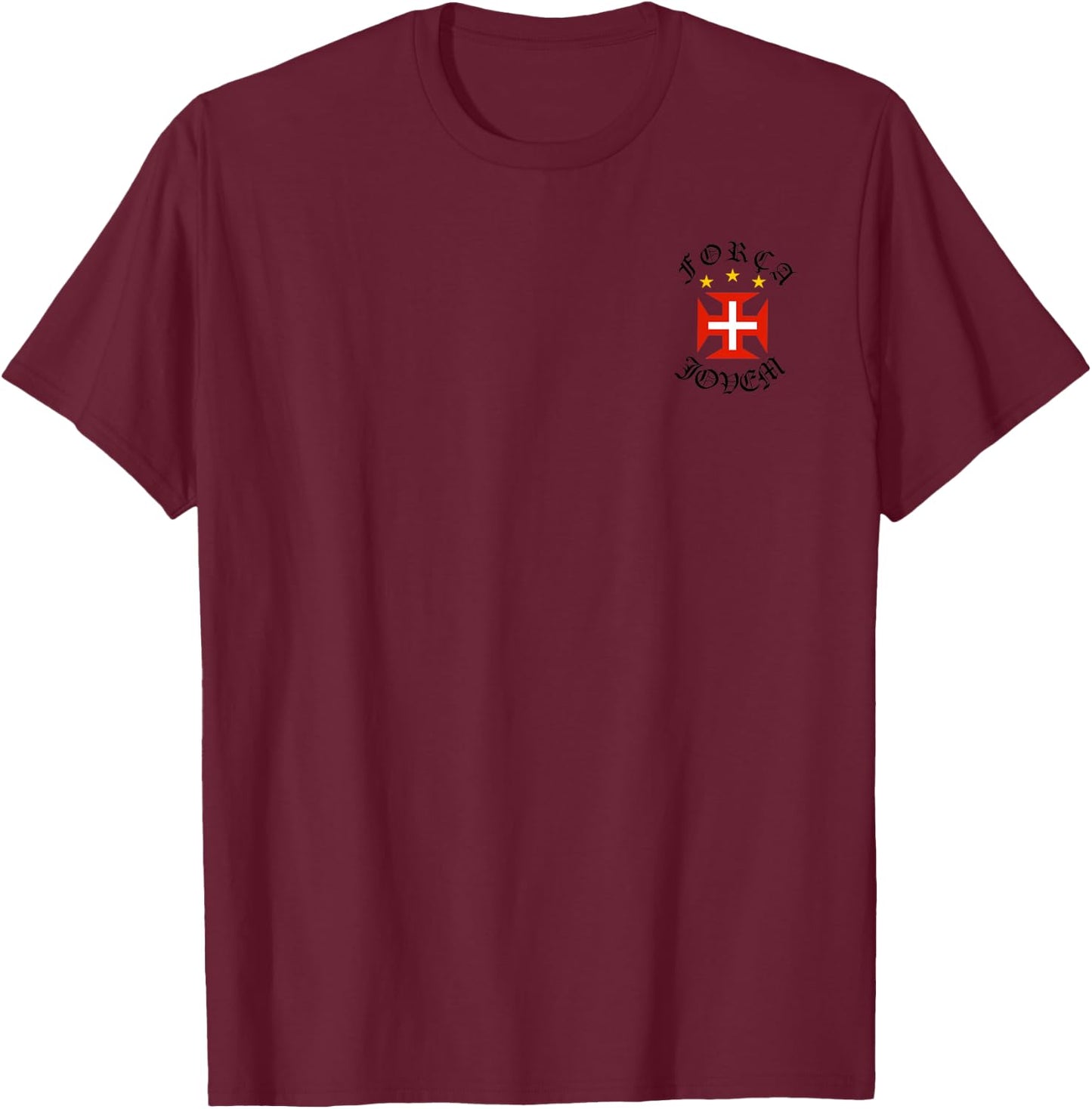 Camisa do Vasco Camisa de torcida Vasco Blusa Vasco da gama T-Shirt - T-Shirt | Maroon
