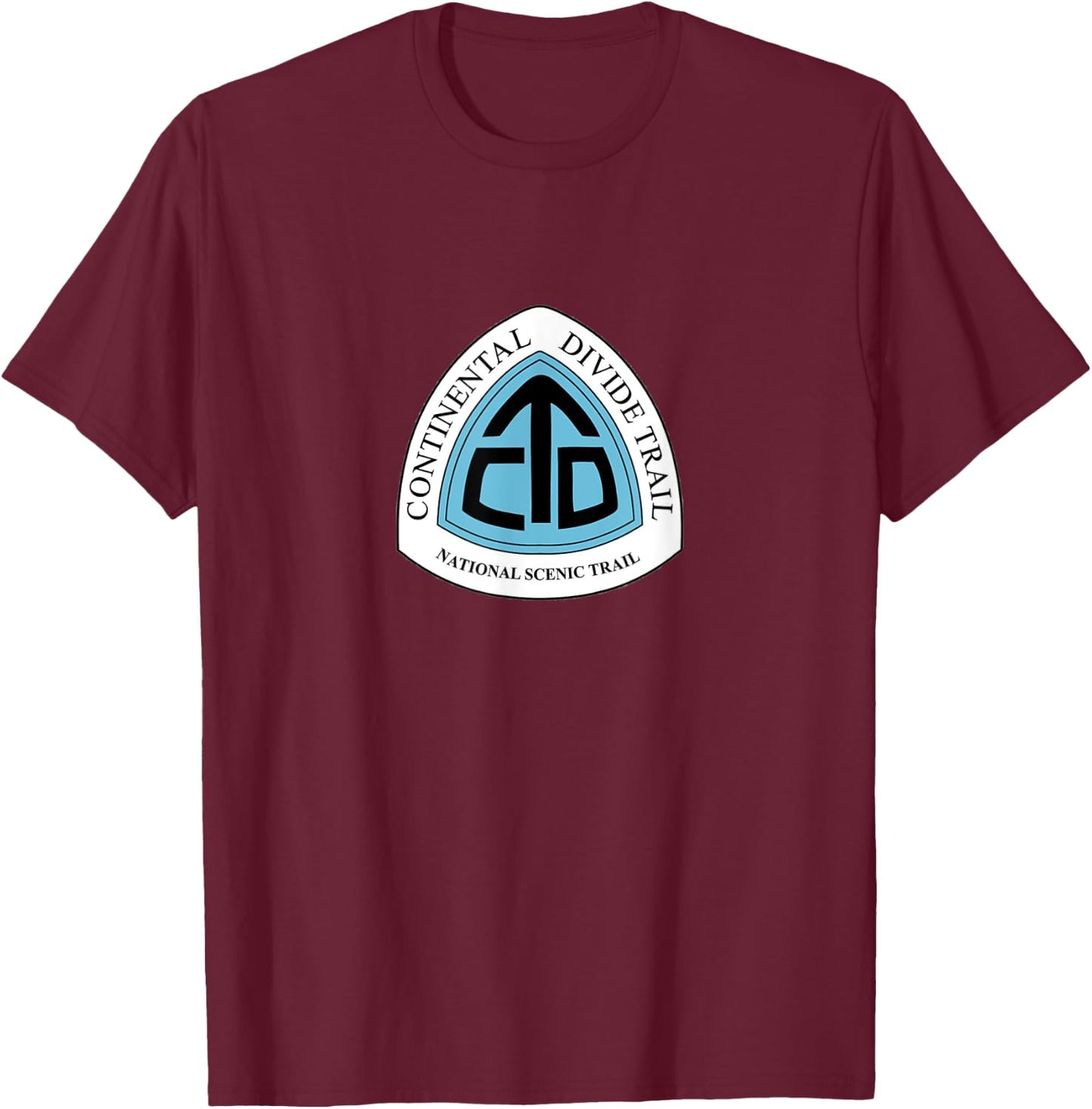 Continental Divide Trail Shirt T-Shirt - T-Shirt | Maroon