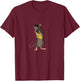 Funny Rat Wearing Sunglasses Playing Saxophone T-Shirt - T-Shirt | Maroon