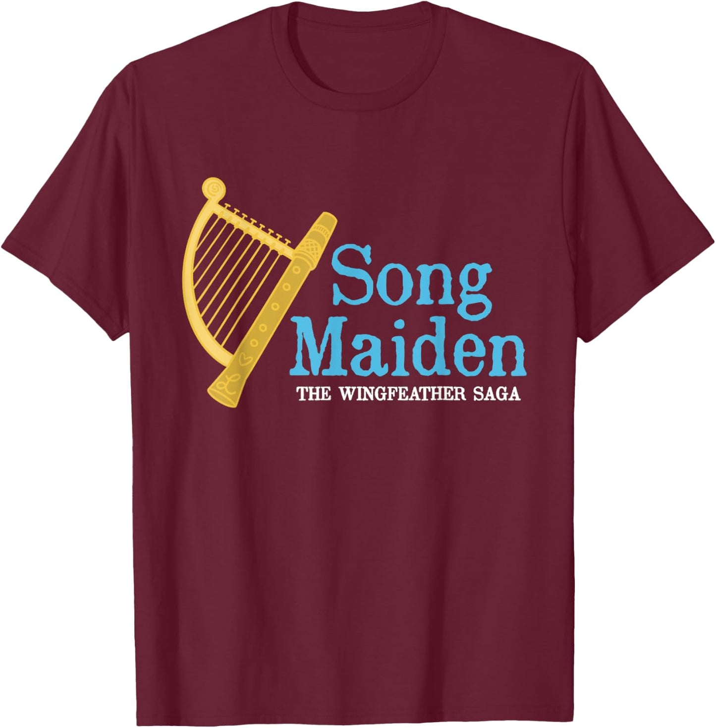 UNOFFICIAL - Wingfeather fan art Song Maiden T-Shirt - T-Shirt | Maroon
