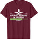 Aircraft Mechanic in Progress, Wait | Aviation Technician T-Shirt - T-Shirt | Maroon