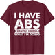 I Have Absolutely No Idea What I'm Doing Bodybuilder T-Shirt - T-Shirt | Maroon