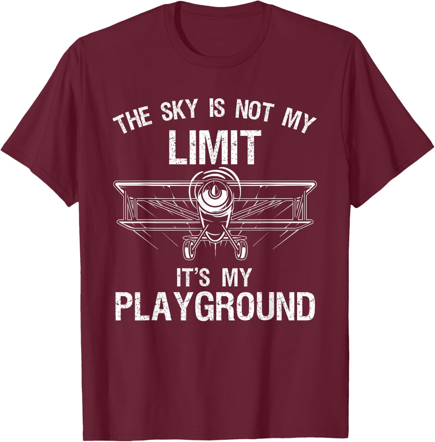 Funny Pilot Art Women Airplane Pilot Aviation T-Shirt - T-Shirt | Maroon