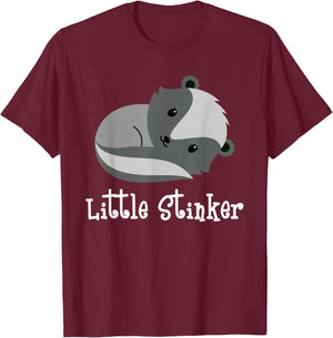 Little Stinker - Skunk Owner Zoologist Zookeeper Pet Lover T-Shirt - T-Shirt | Maroon