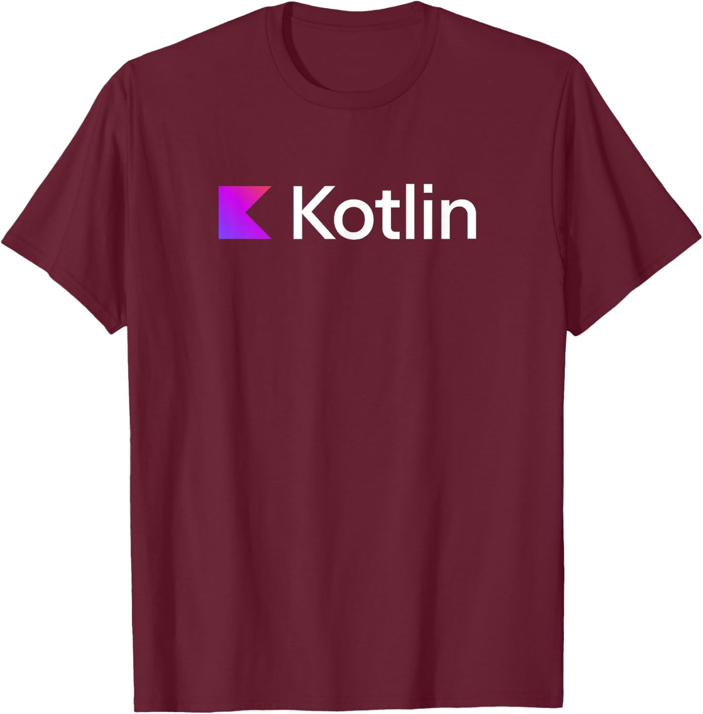 Kotlin - Server-Side Application Development, Programming v1 T-Shirt - T-Shirt | Maroon