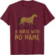 A Horse With No Name Funny Song Pun Music Parody T-Shirt - T-Shirt | Maroon
