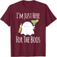 Funny Mexican Halloween Shirt Women Men Funny Ghost T-Shirt - T-Shirt | Maroon