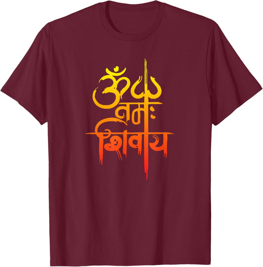 Hindu God Shiva, Mahadev, Shiv, Shankar, Adiyogi,Bholenath T-Shirt - T-Shirt | Maroon