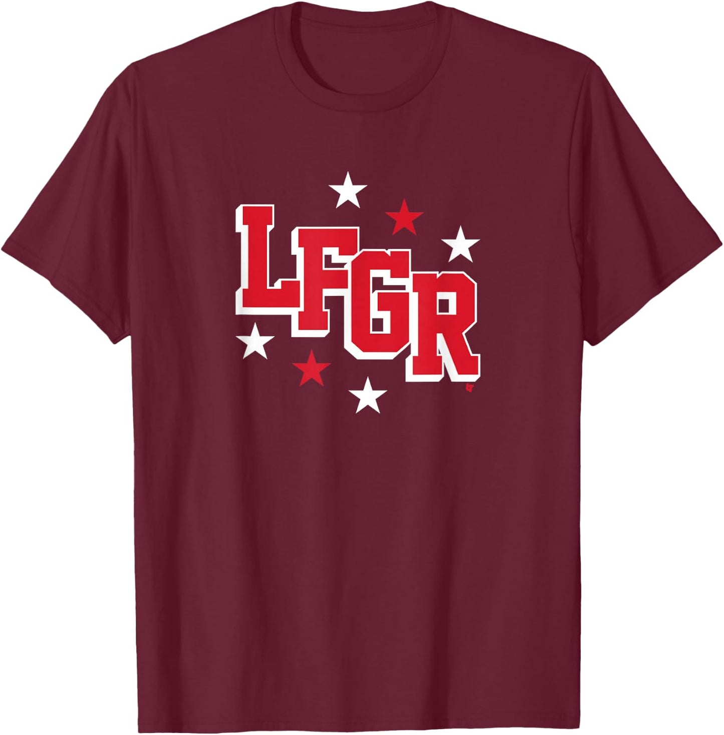 LFGR - New York Hockey T-Shirt - T-Shirt | Maroon