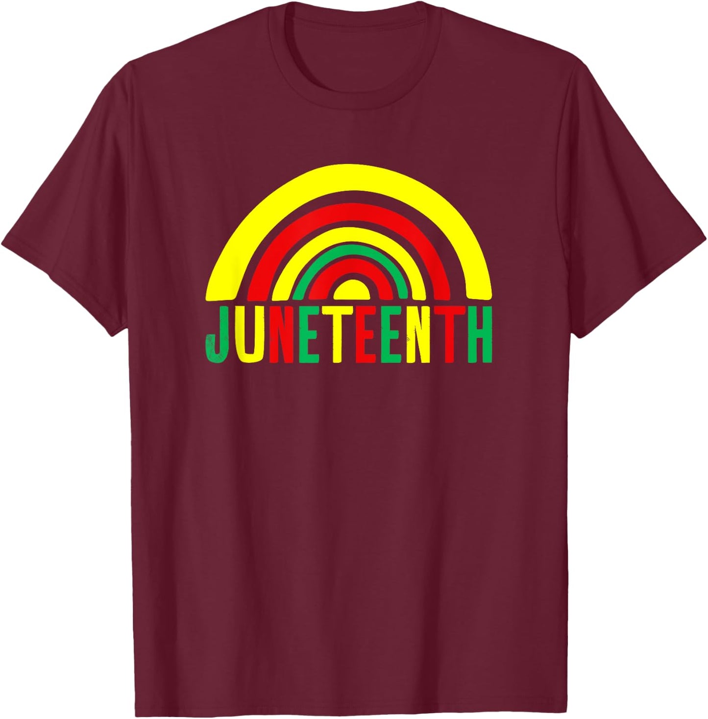 Juneteenth Kid Shirt or Juneteenth Shirt T-Shirt - T-Shirt | Maroon