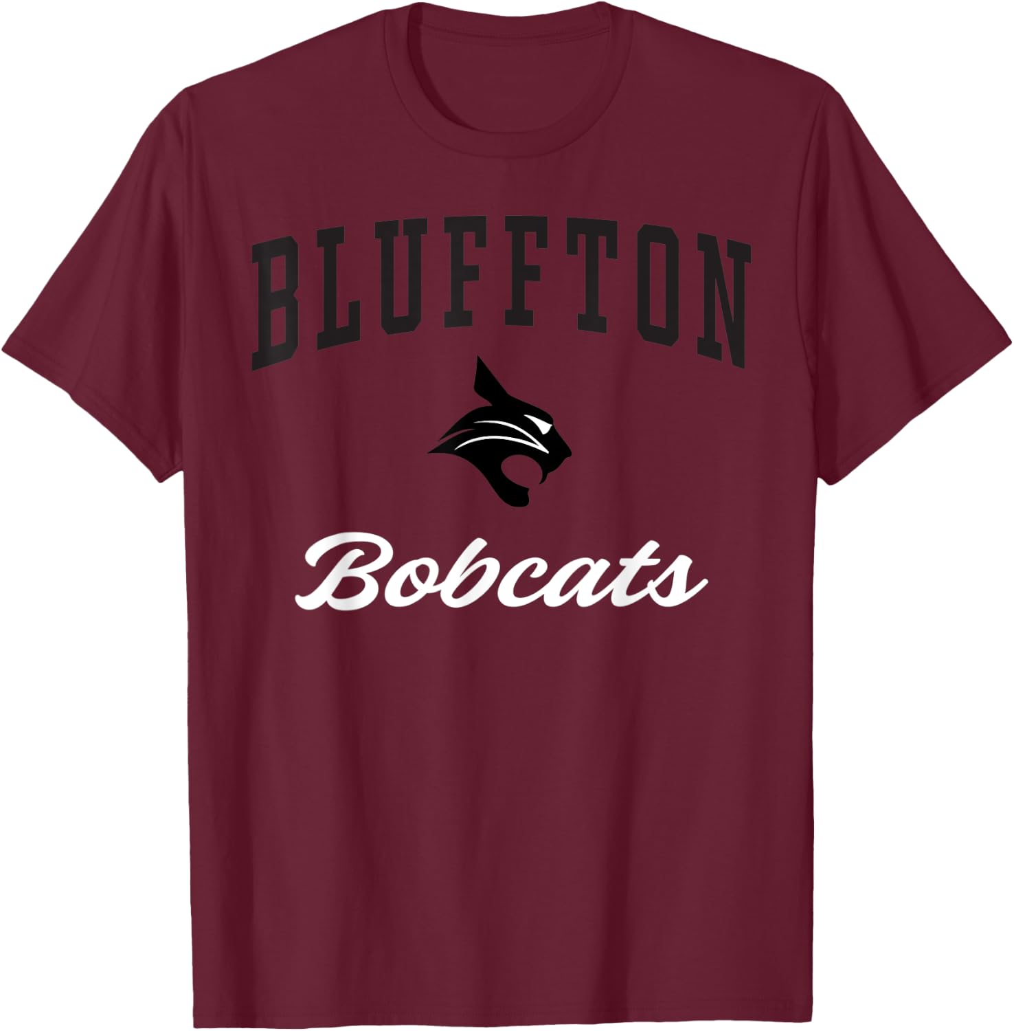 Bluffton High School Bobcats C3 T-Shirt - T-Shirt | Maroon