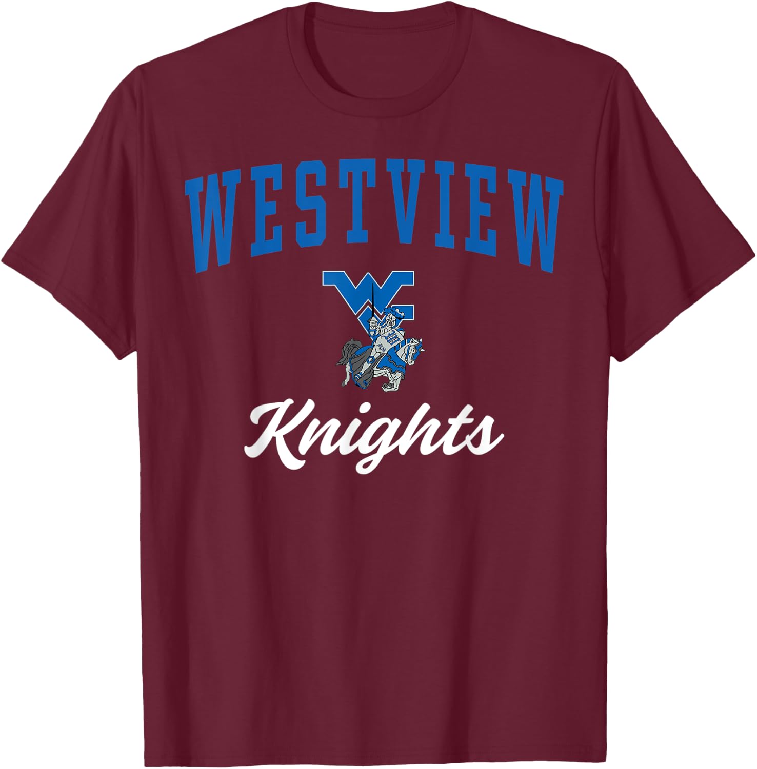 Westview High School Knights C3 T-Shirt - T-Shirt | Maroon