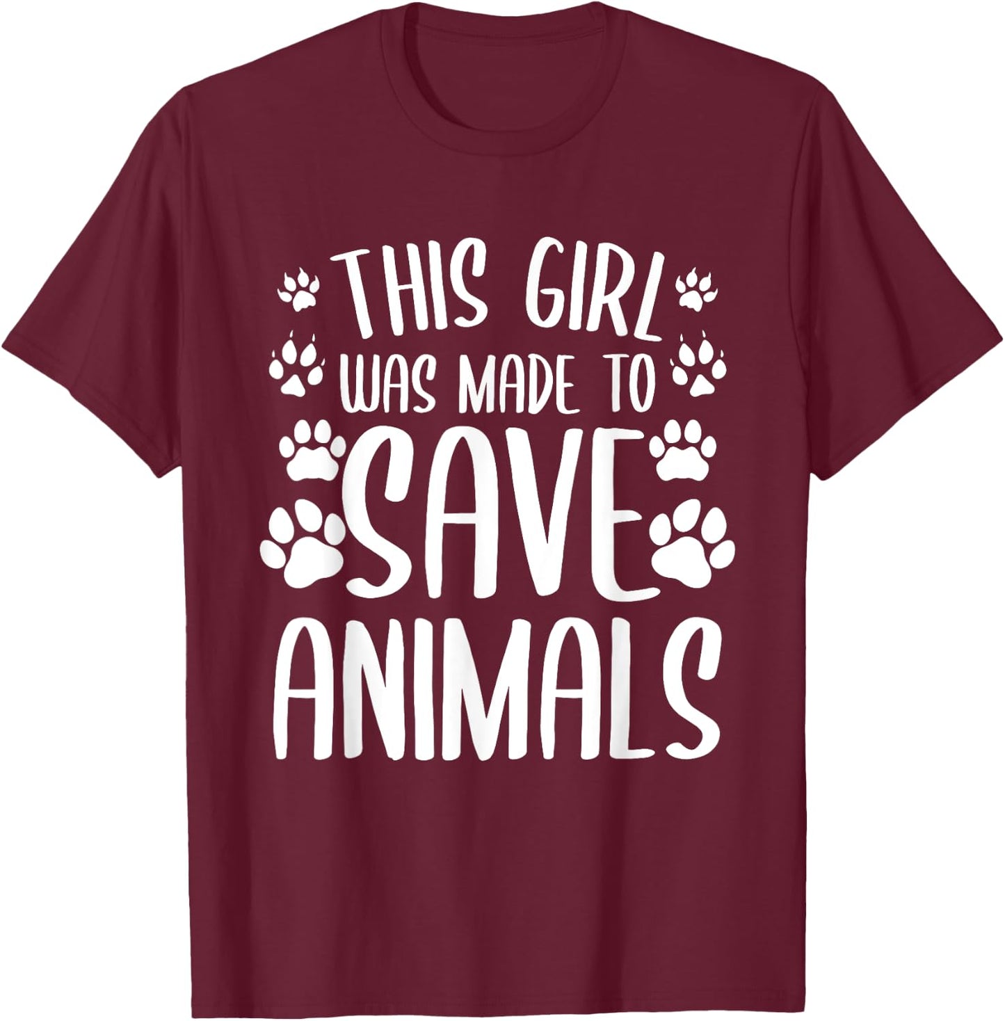 Funny Veterinarian Design For Girls Women Vet Tech Assistant T-Shirt - T-Shirt | Maroon