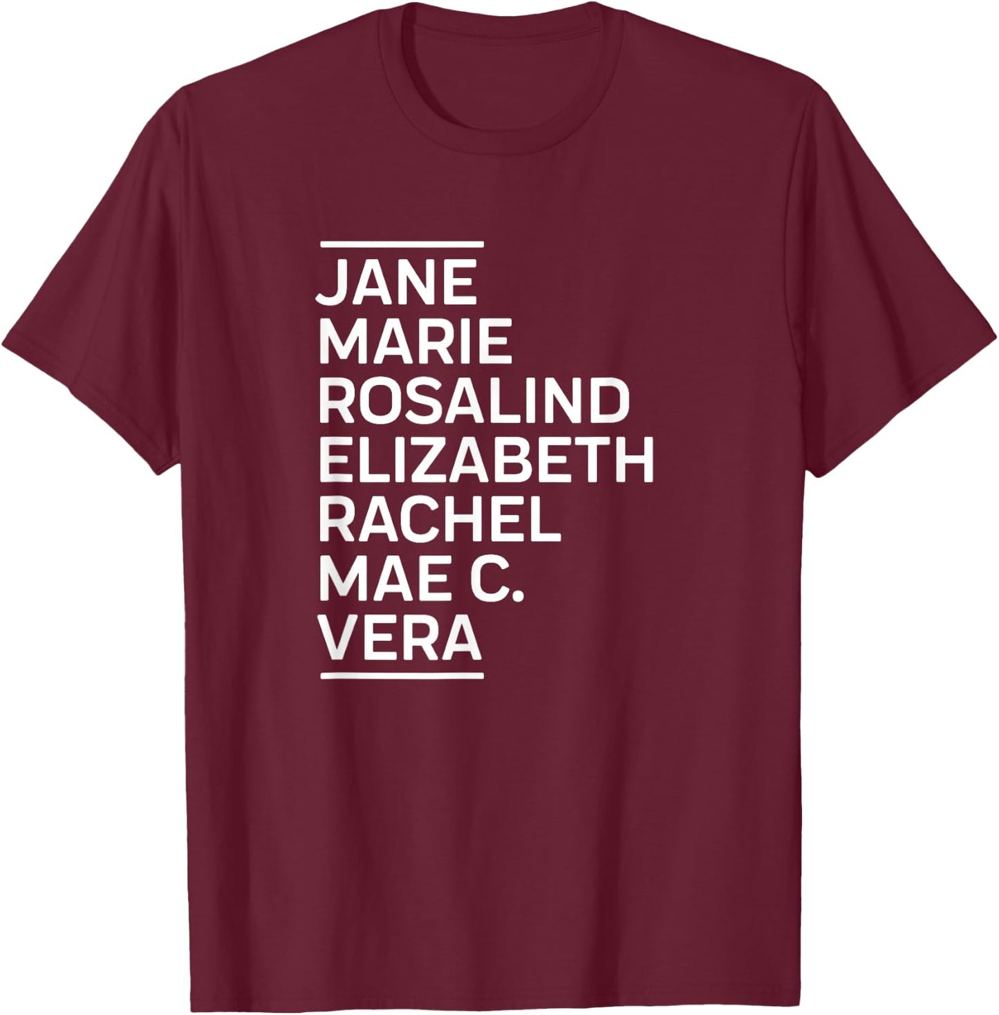 Famous Women in Science STEM for Girls Future Scientist T-Shirt - T-Shirt | Maroon