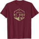 Oregon Mountain Mt. Hood T-Shirt - T-Shirt | Maroon