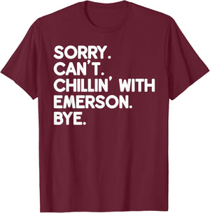 EMERSON First Name Funny Personalized Named Friend Of T-Shirt - T-Shirt | Maroon