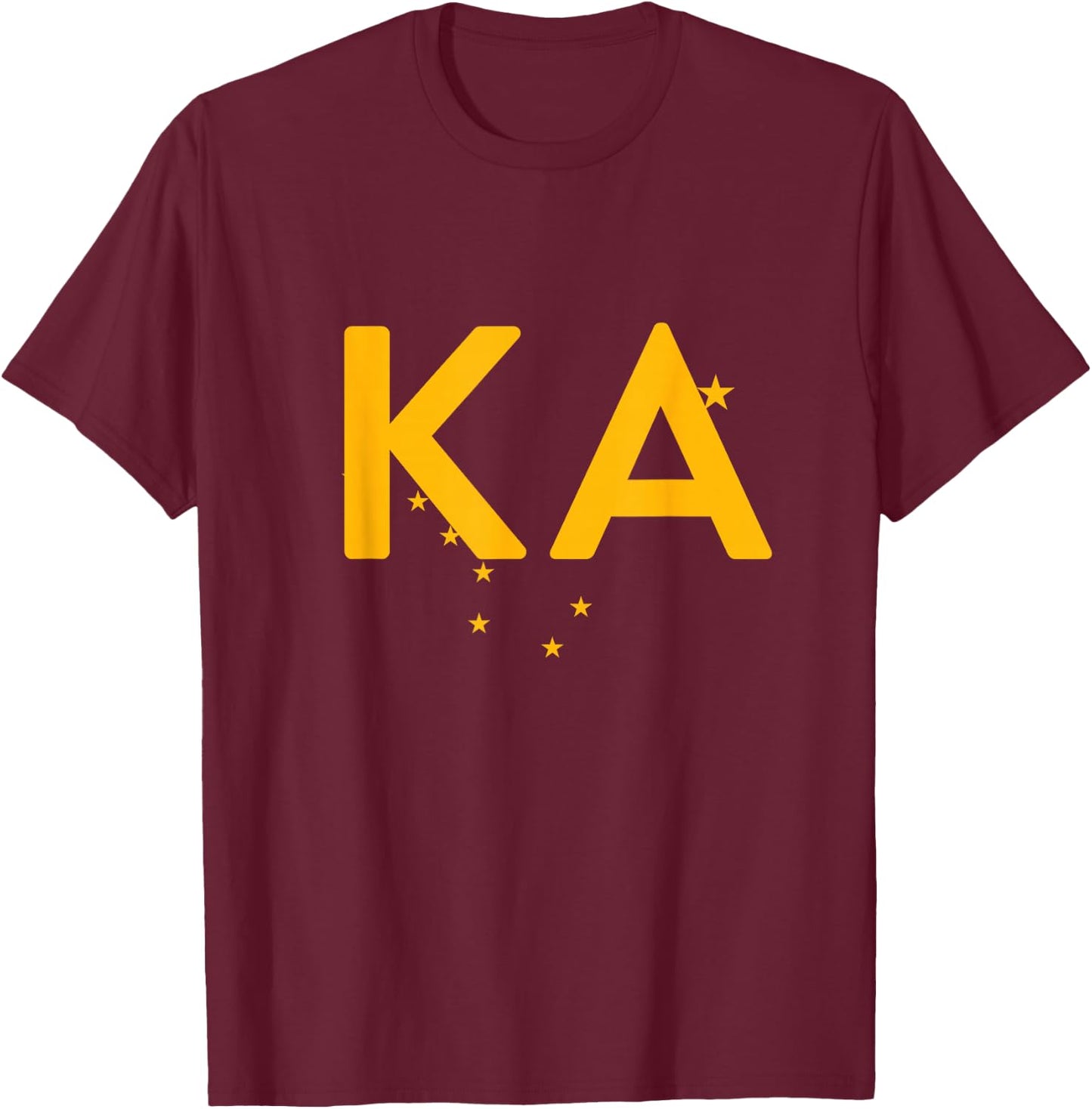 KA - Alaska Three Part Combo Design - Alaskan Flag Part 3 T-Shirt - T-Shirt | Maroon