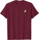 Star Trek Engineering Uniform T-Shirt - T-Shirt | Maroon
