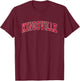 Kingsville Texas TX Vintage Sports Design Red Design T-Shirt - T-Shirt | Maroon
