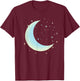 Pastel Moon Kawaii Pastel Goth T-Shirt - T-Shirt | Maroon