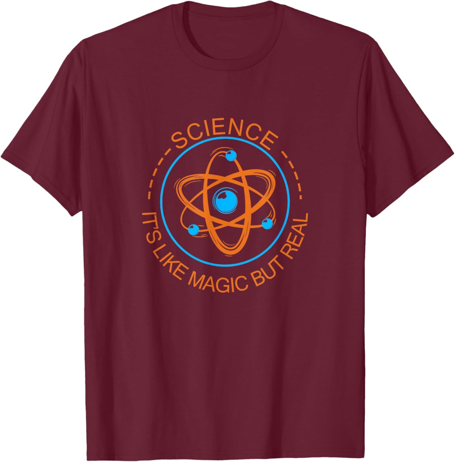 periodic Table Student Science its like Magic but real T-Shirt - T-Shirt | Maroon