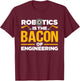 Funny Robotics Art Women Robot Engineers Lovers T-Shirt - T-Shirt | Maroon