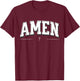 Christian shirts , AMEN T-Shirt - T-Shirt | Maroon