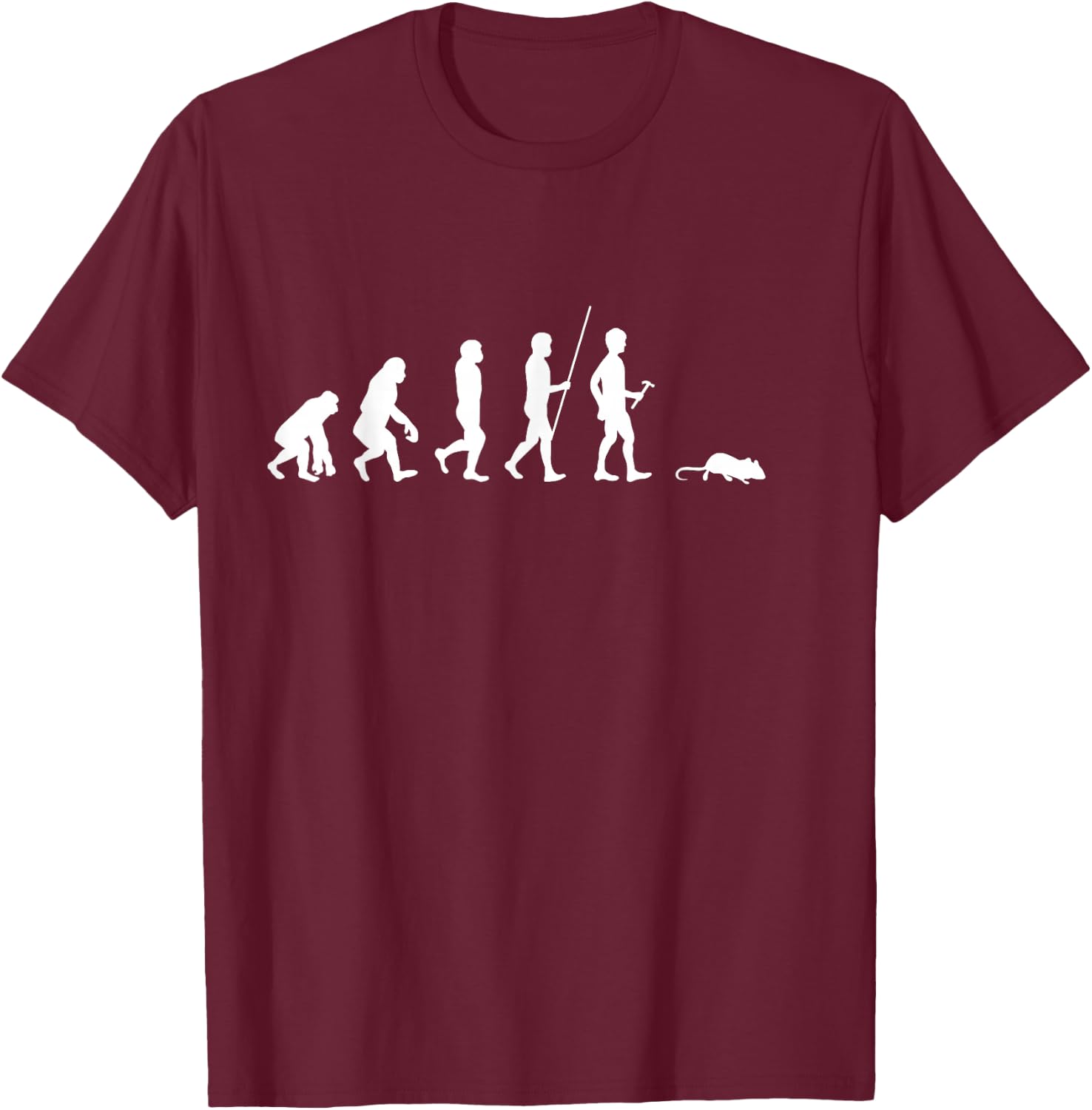 Mouse Gifts Women Kids Mice Ratón Maus Coward Pet T-Shirt - T-Shirt | Maroon