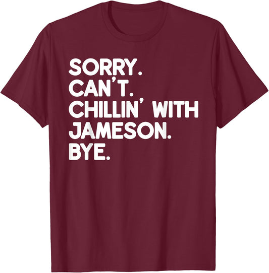 Jameson First Name Funny Personalized Named Friend of T-Shirt - T-Shirt | Maroon